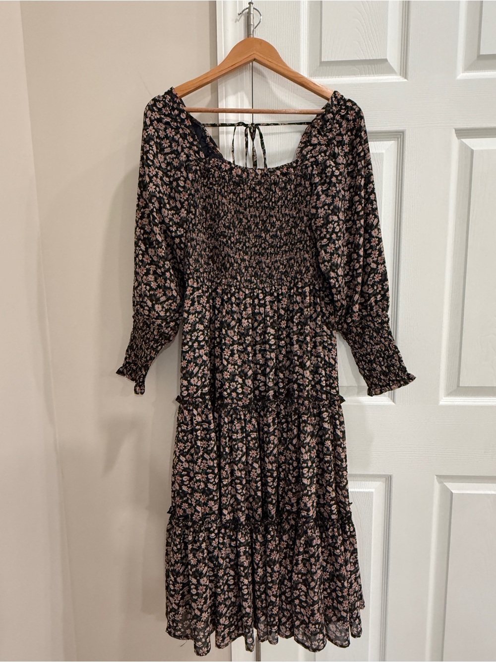 Ivy City Co Demi Midi Dress with Floral Print